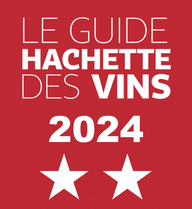 Note de deux étoiles au Guide Hachette des Vins 2024 pour le Château Terre Vieille.